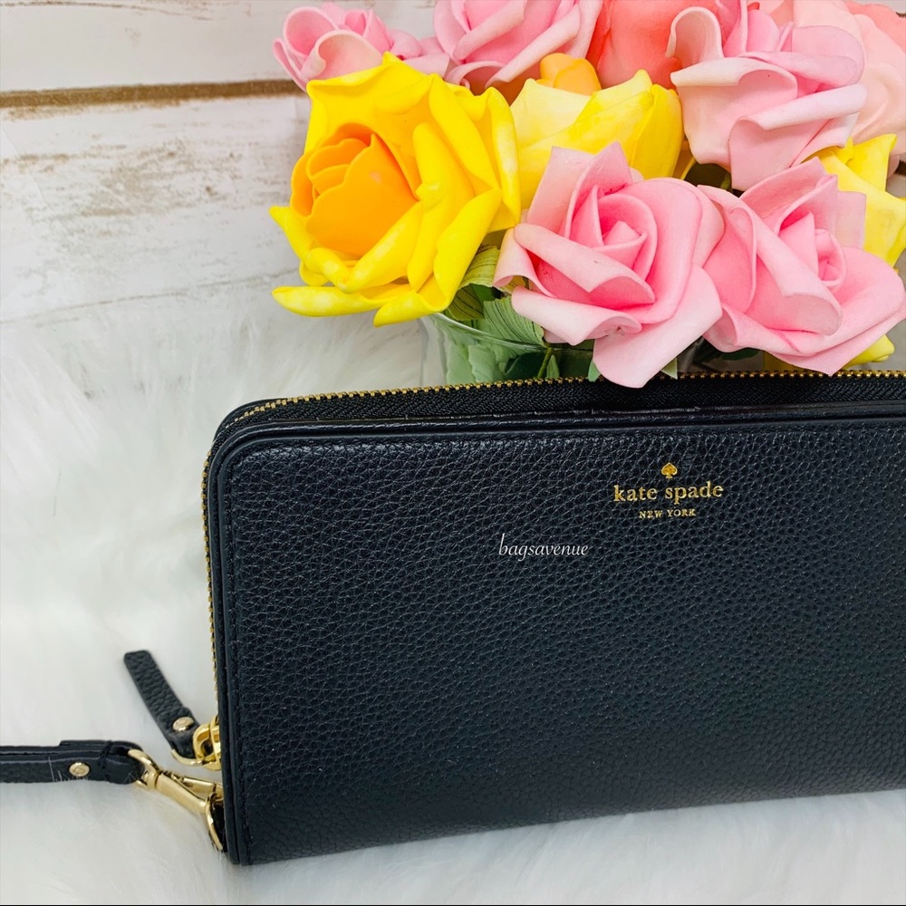 Brigitta mulberry street Kate spade black wristlet - Picture 2 of 8